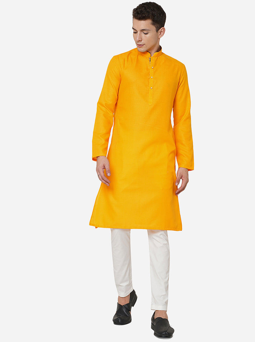 Amber Yellow Kurta