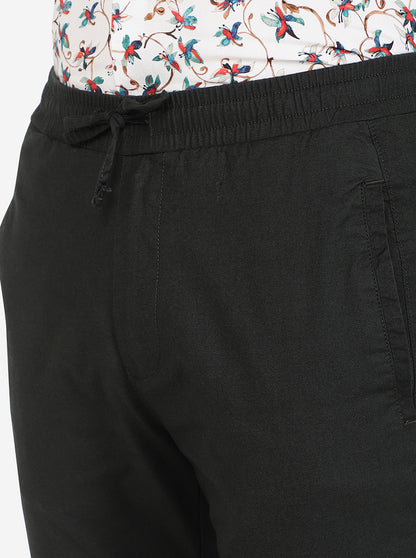 Dark Olive Solid Regular Fit Track Pant | Jadeblue
