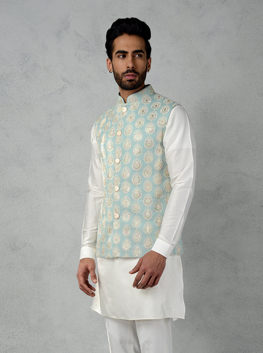 Green Bandhgala Jacket