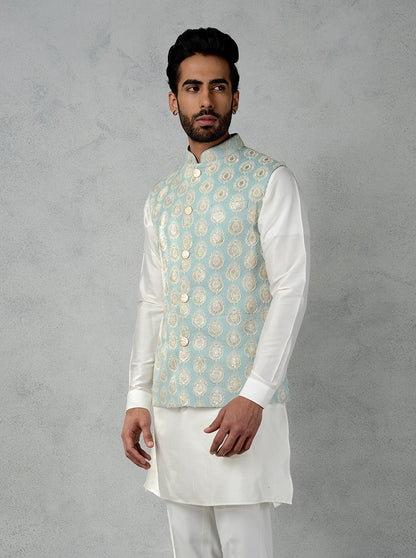 Green Bandhgala Jacket