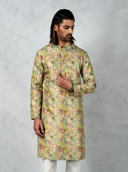 Lime Green Kurta Set | TULA