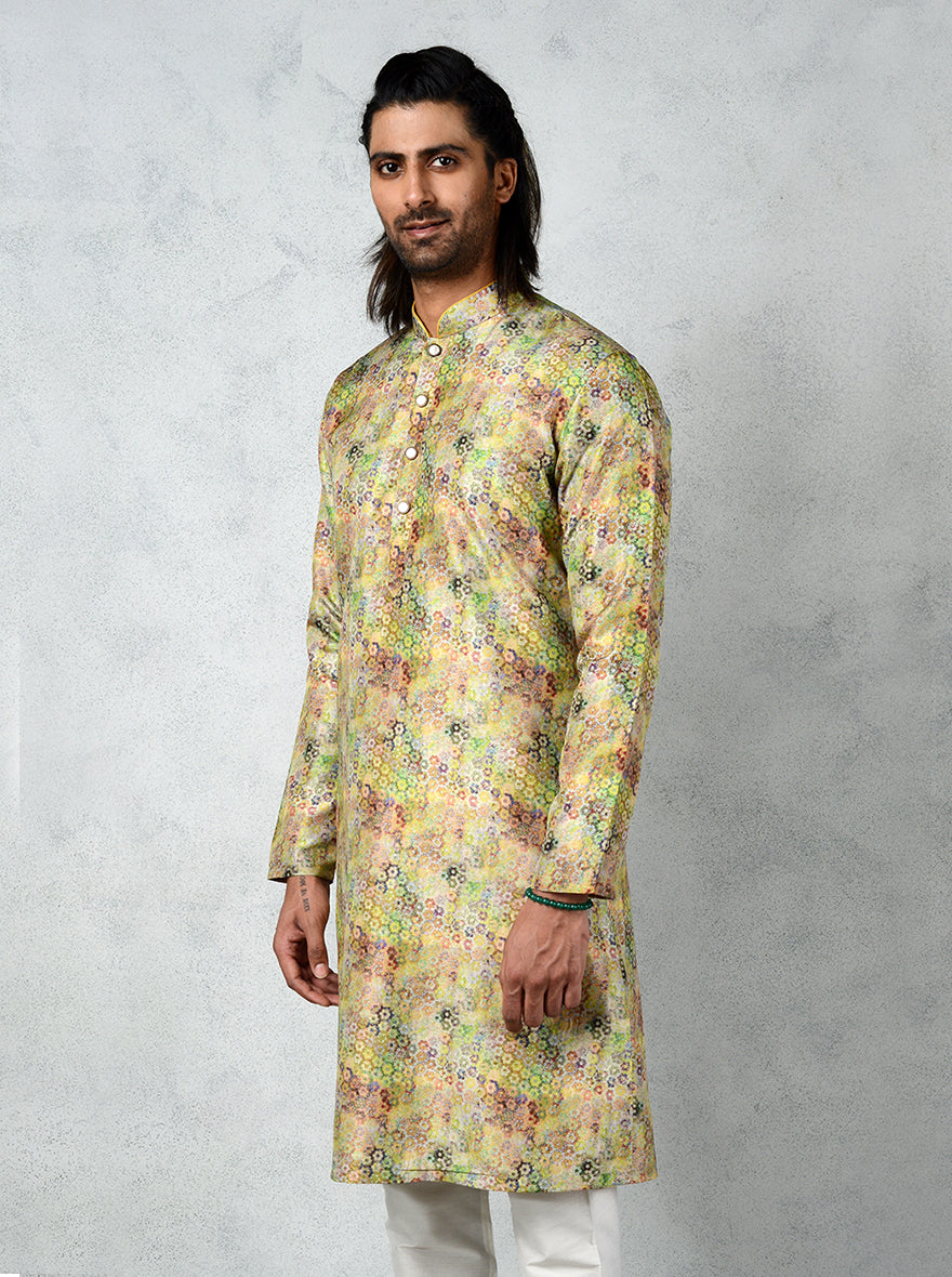 Lime Green Kurta Set | TULA