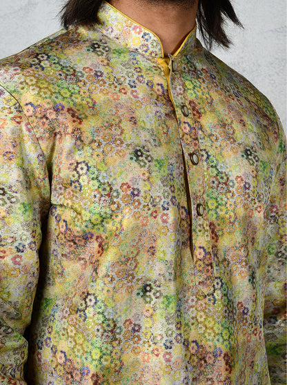 Lime Green Kurta Set | TULA