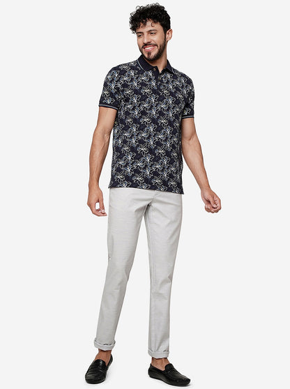 Stone Grey Casual Trouser